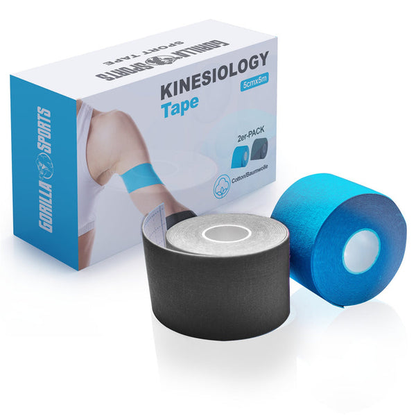 Kinesiologi tape (sæt med to ruller)