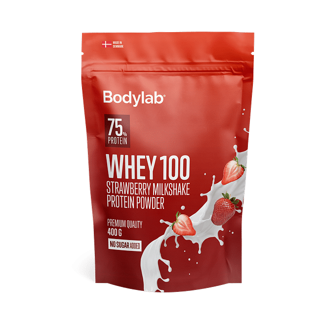 Bodylab Whey 100 (400 g) - Strawberry Milkshake